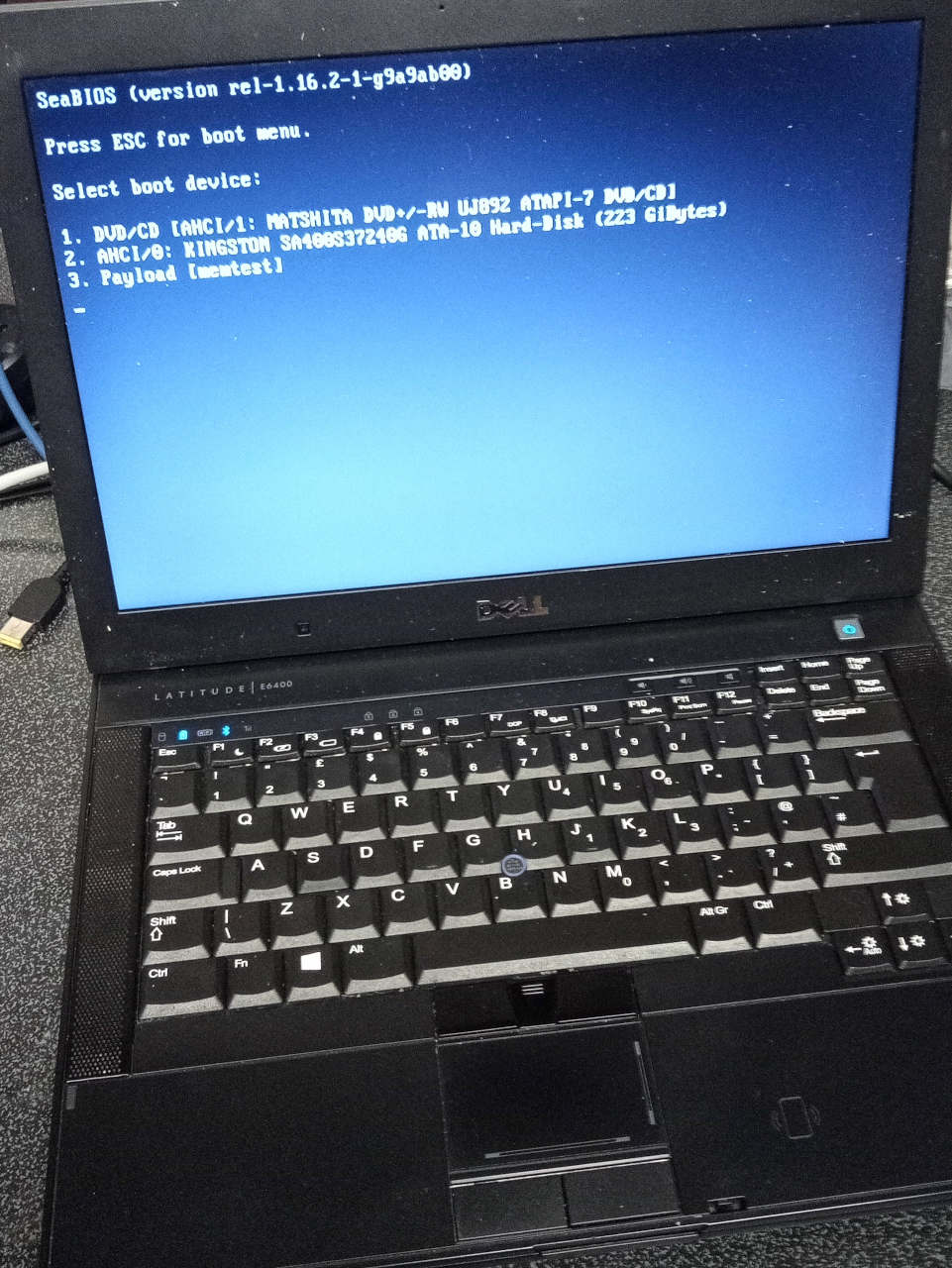 Dell Latitude E6400 with Canoeboot